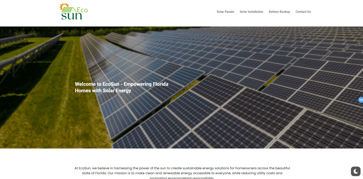 Ecosun — Websites