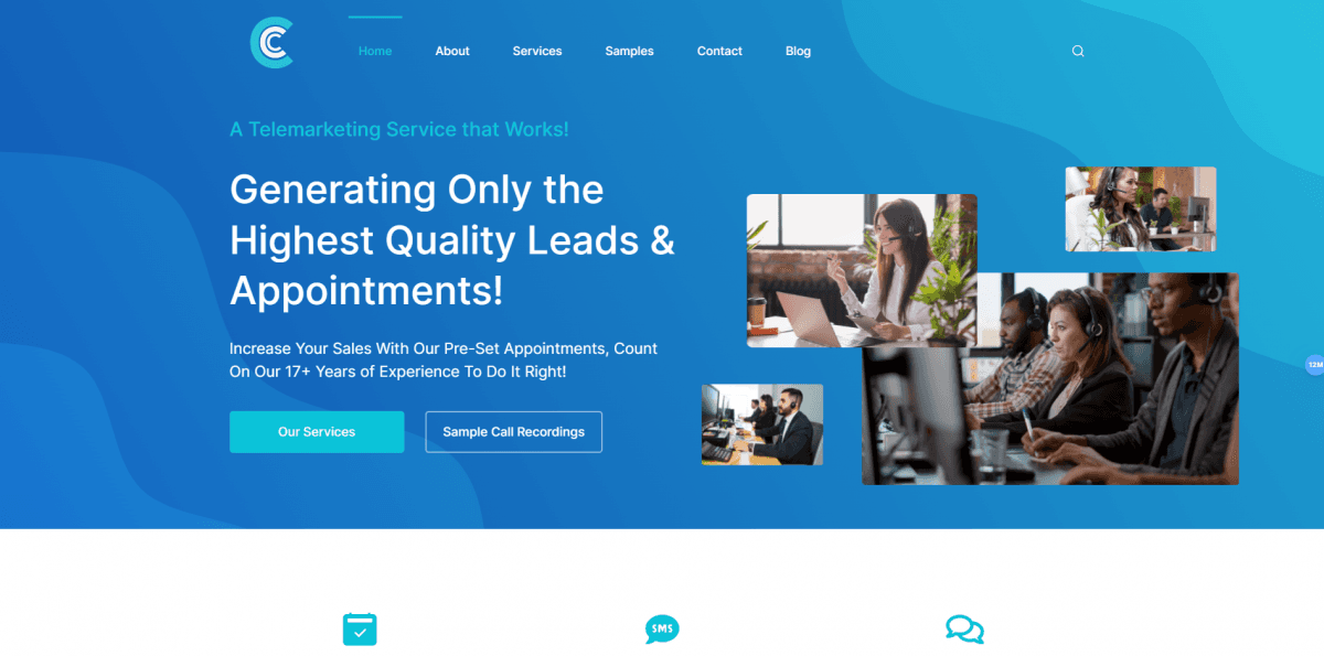 Carolina Call Center — Websites