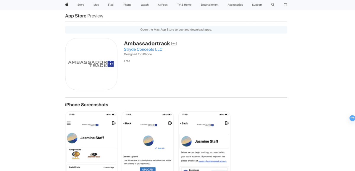 Ambassador Track — Mobile Apps
