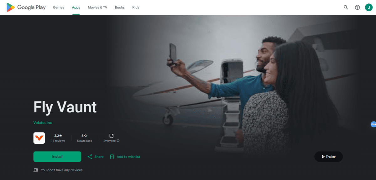 Fly Vaunt — Mobile Apps