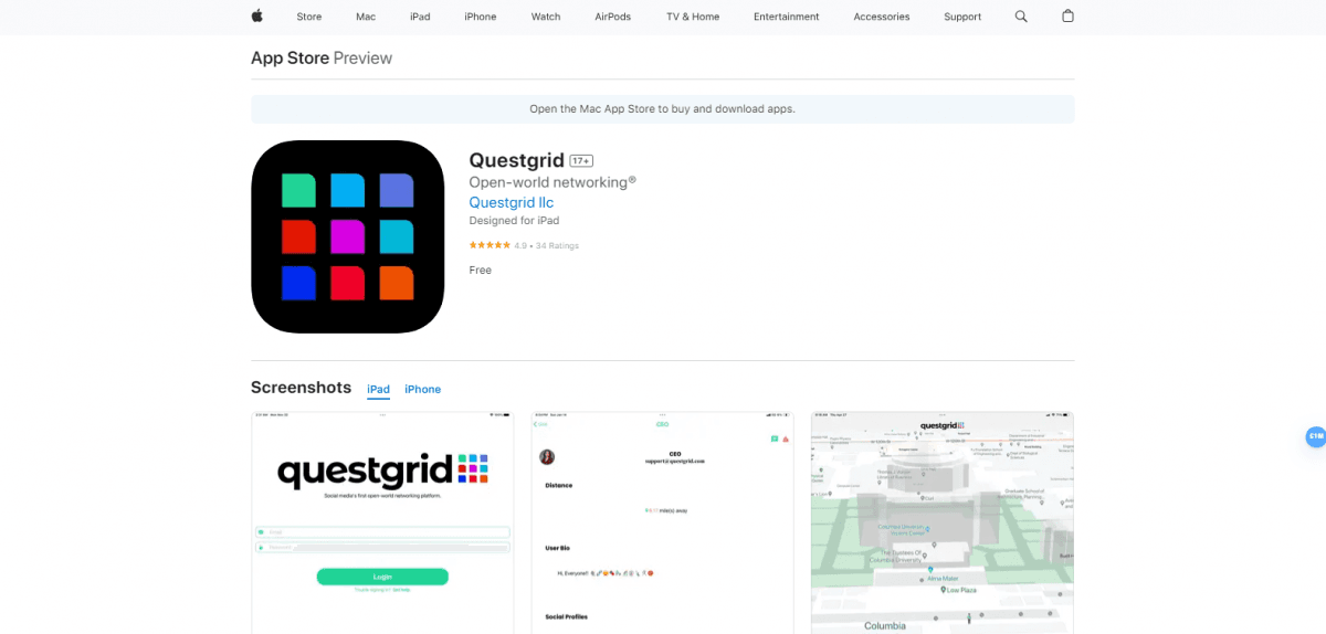 QuestGrid — Mobile Apps